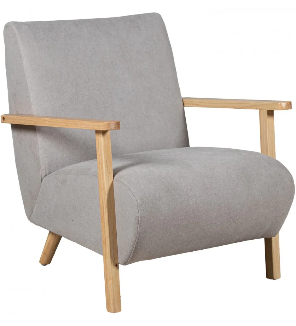 Fotel ARMESY 82 cm beżowy naturalny*Exclusivas Discount