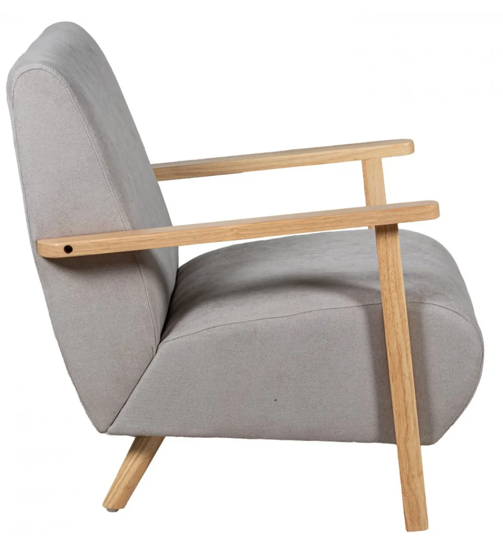 Fotel ARMESY 82 cm beżowy naturalny*Exclusivas Discount