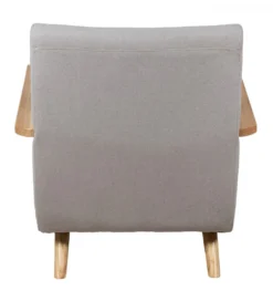 Fotel ARMESY 82 cm beżowy naturalny*Exclusivas Discount