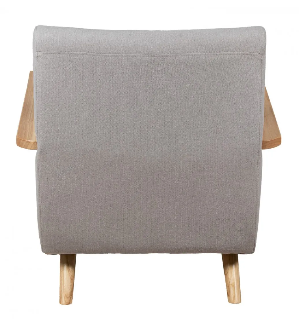 Fotel ARMESY 82 cm beżowy naturalny*Exclusivas Discount