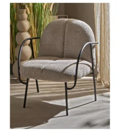 Fotel BADRU RIZO 67 cm szary*Imeri Online