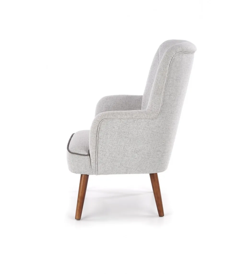 Fotel BISHOP jasnoszary*Halmar Outlet