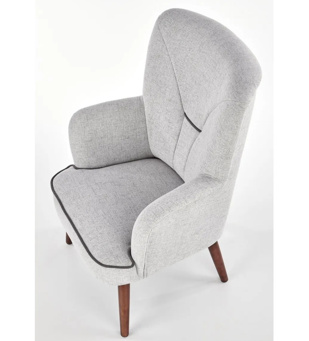 Fotel BISHOP jasnoszary*Halmar Outlet