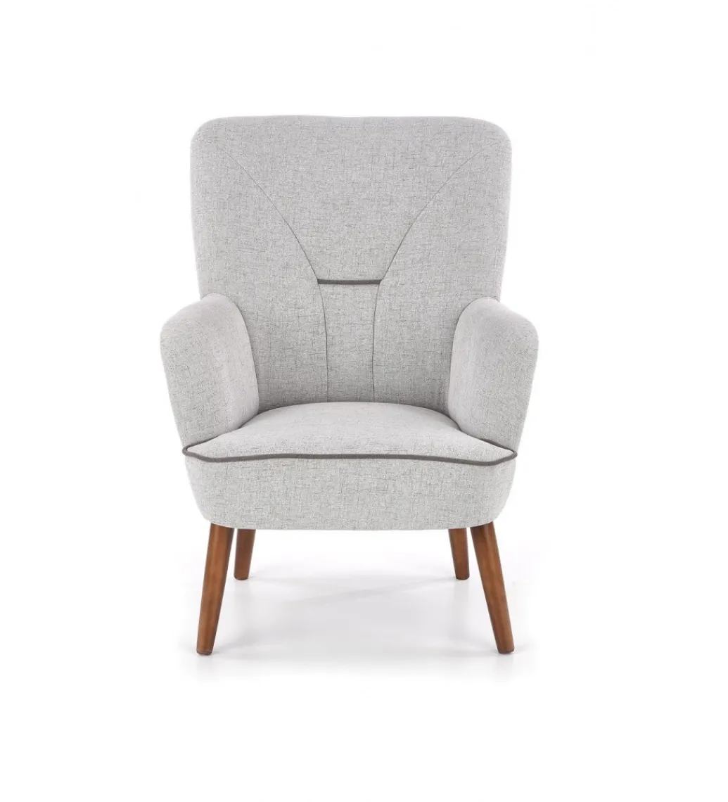 Fotel BISHOP jasnoszary*Halmar Outlet
