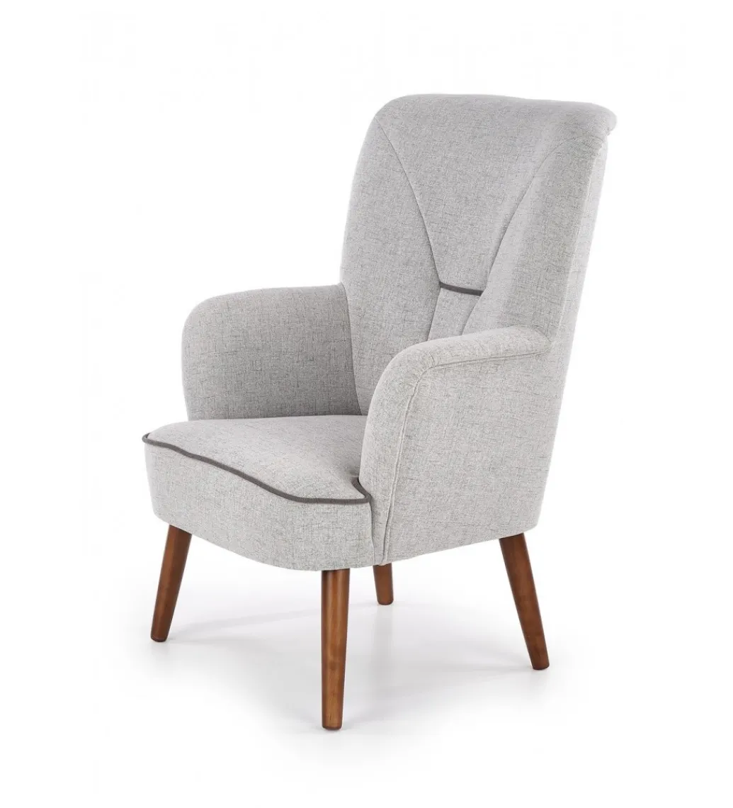 Fotel BISHOP jasnoszary*Halmar Outlet
