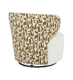 Fotel BITEJIDO 74 cm kremowa ochra*Zona-Design