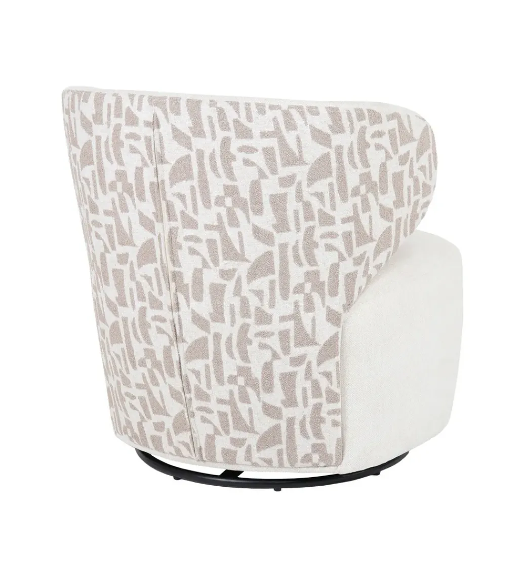 Fotel BITEJIDO 74 cm kremowo beżowy*Zona-Design Best
