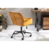 Fotel Biurowy Dutch Comfort ciemna musztarda*Invicta Interior Outlet