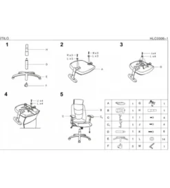 Fotel biurowy STILO 2 szary*Halmar Hot