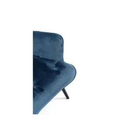 Fotel BLACK VICKY welwet niebieskozielony*KARE New