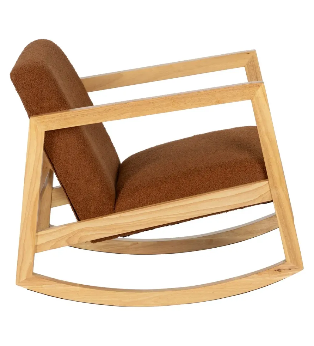 Fotel bujany AKKO 72 cm drewno kauczuk*Zona-Design