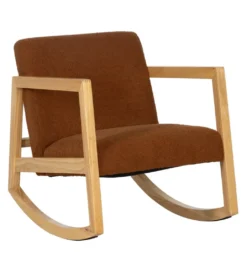 Fotel bujany AKKO 72 cm drewno kauczuk*Zona-Design