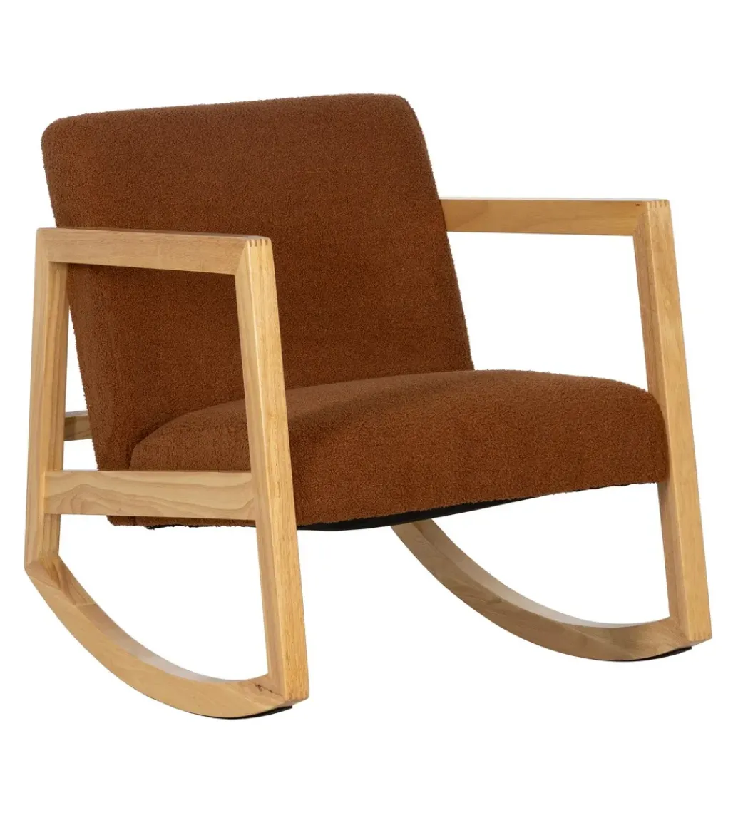 Fotel bujany AKKO 72 cm drewno kauczuk*Zona-Design