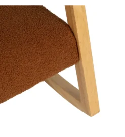 Fotel bujany AKKO 72 cm drewno kauczuk*Zona-Design