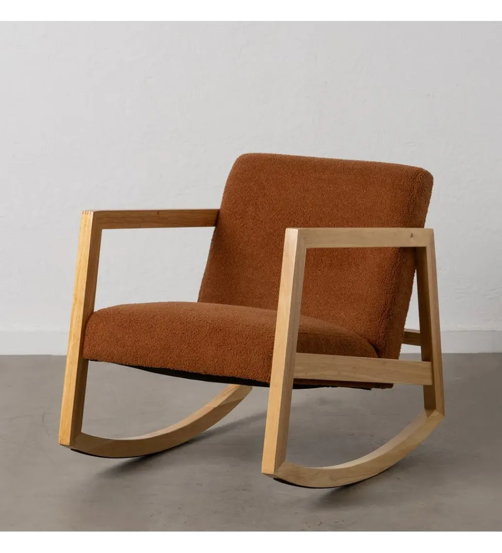 Fotel bujany AKKO 72 cm drewno kauczuk*Zona-Design