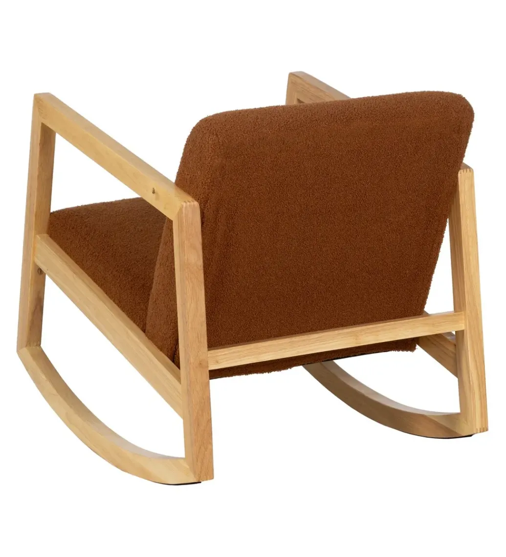 Fotel bujany AKKO 72 cm drewno kauczuk*Zona-Design