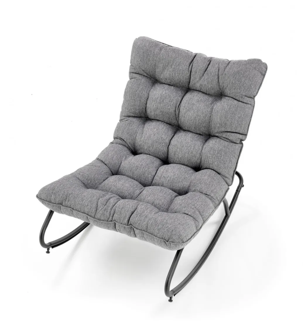 Fotel bujany GATTO szary*Halmar Clearance