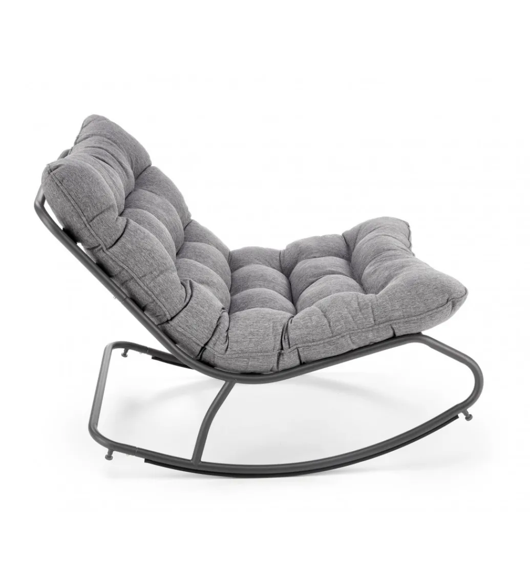 Fotel bujany GATTO szary*Halmar Clearance