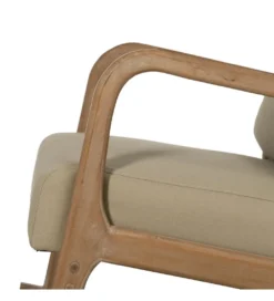 Fotel bujany GLIDIER 80 cm naturalny beżowy*Zona-Design Online