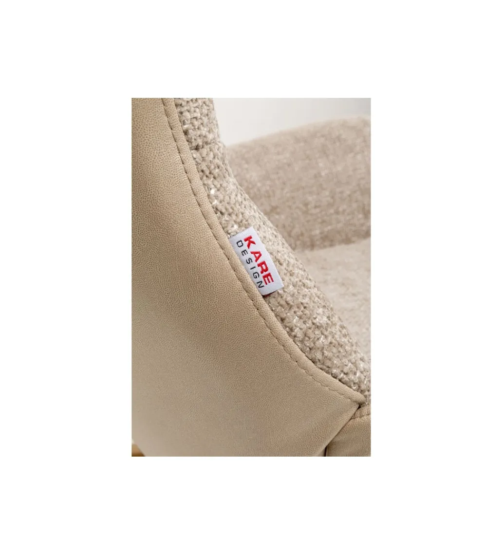 Fotel bujany ROMEO 99 cm beżowy*KARE