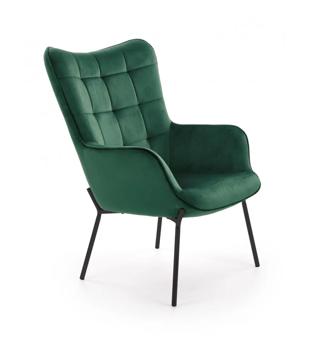 Fotel CASTEL zielony*Halmar Discount