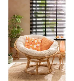 Fotel CELINE 115 cm rattanowy*J-Line Outlet