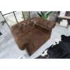 Fotel Chesterfield 110 cm antyczny brąz*Invicta Interior Hot