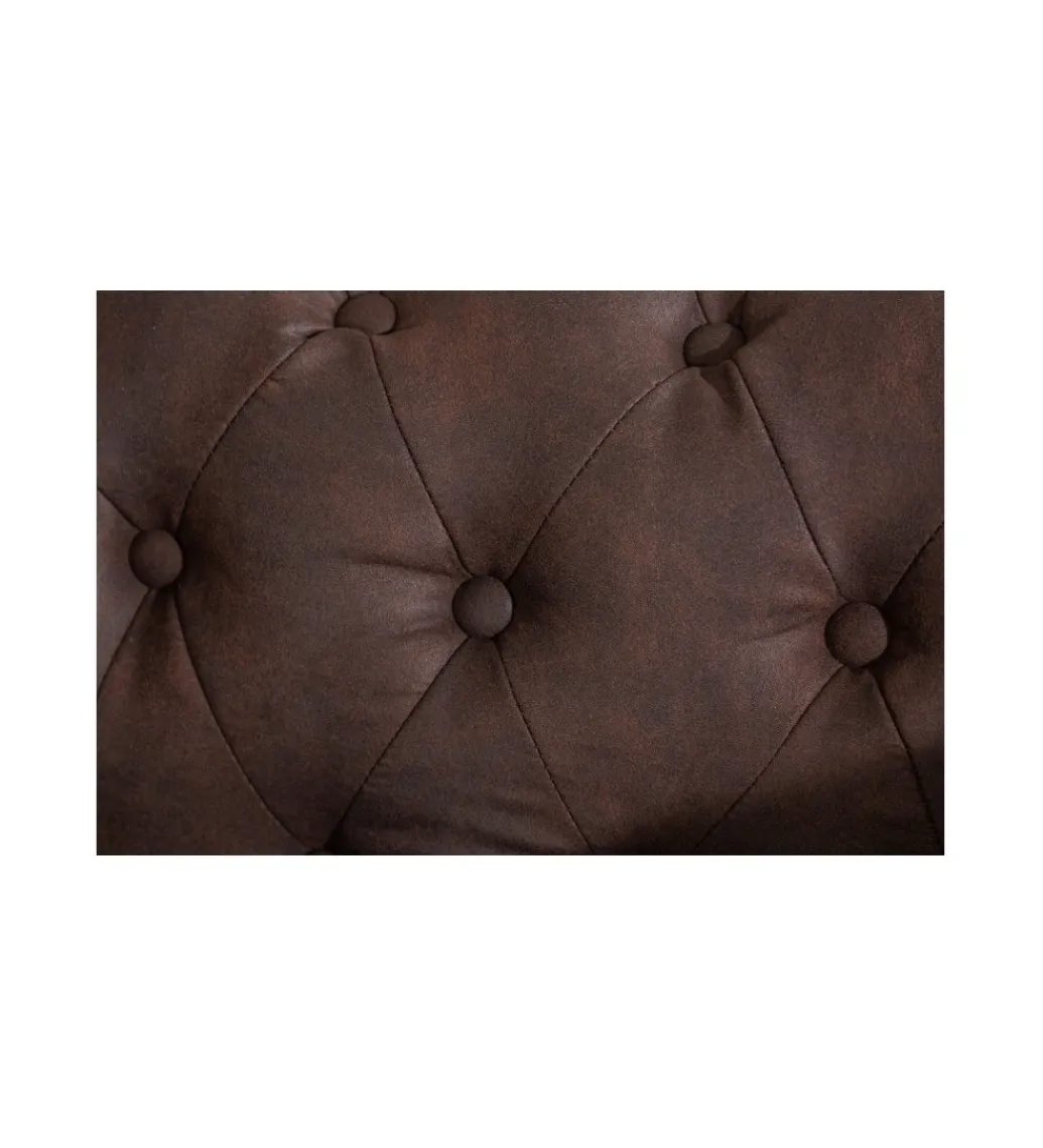 Fotel Chesterfield 105 Cm Brąz Vintage*Invicta Interior New