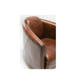 Fotel CIGAR LOUNGE skórzany brązowy*KARE Clearance
