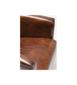 Fotel CIGAR LOUNGE skórzany brązowy*KARE Clearance