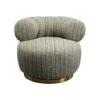 Fotel COUTURE STRIPES 70 cm niebieski*KARE Clearance