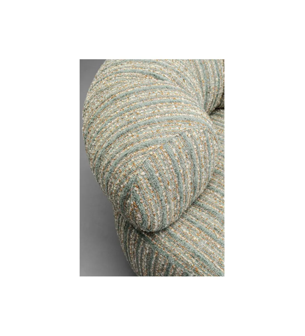 Fotel COUTURE STRIPES 70 cm niebieski*KARE Clearance