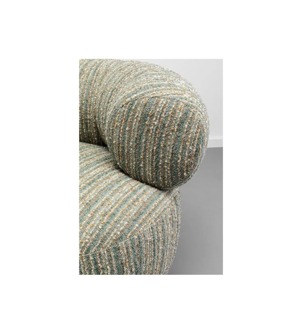 Fotel COUTURE STRIPES 70 cm niebieski*KARE Clearance