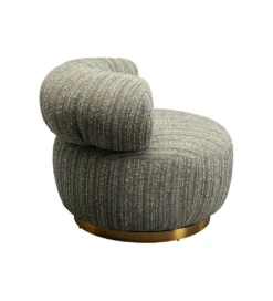 Fotel COUTURE STRIPES 70 cm niebieski*KARE Clearance
