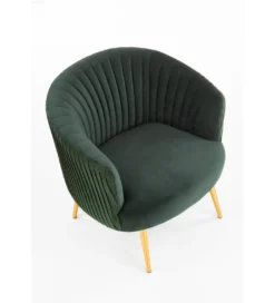Fotel CROWN ciemnozielony*Halmar Discount