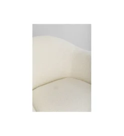 Fotel Dreamy Bouclé 110 cm kremowy*KARE New