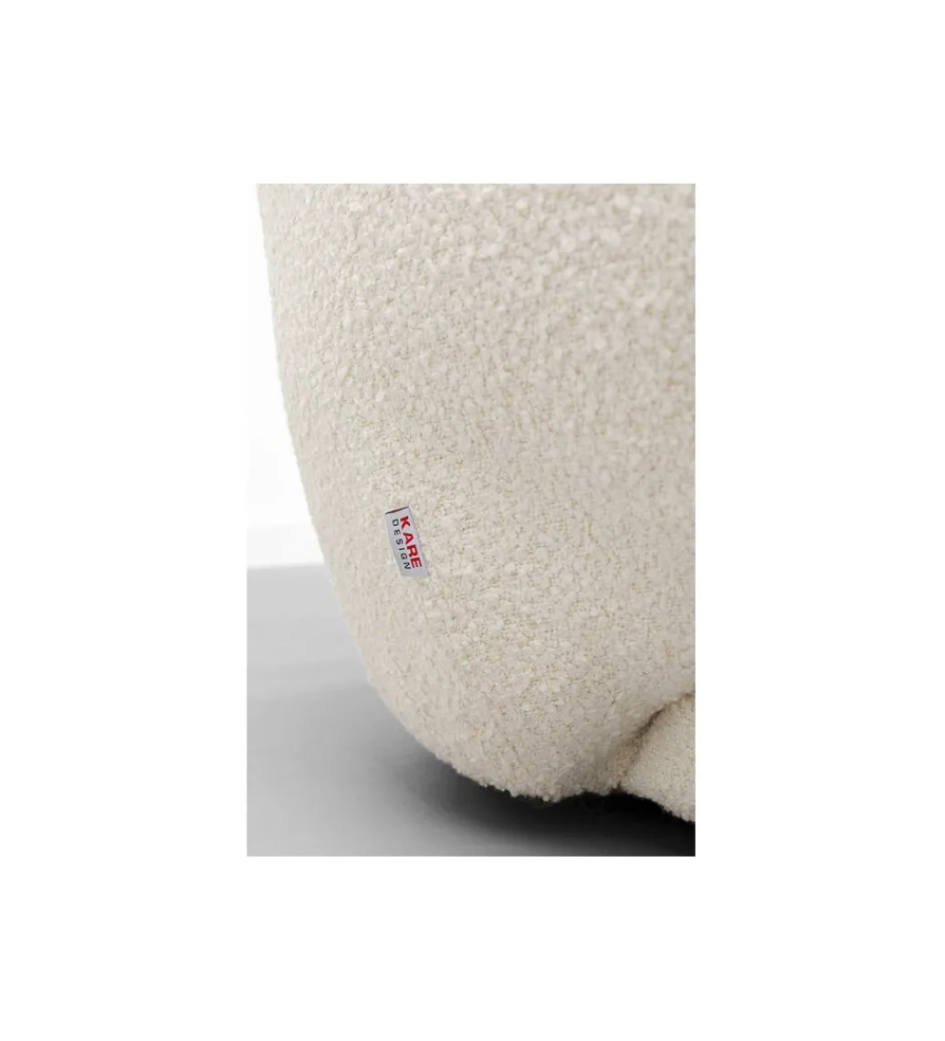 Fotel Dreamy Bouclé 110 cm kremowy*KARE New