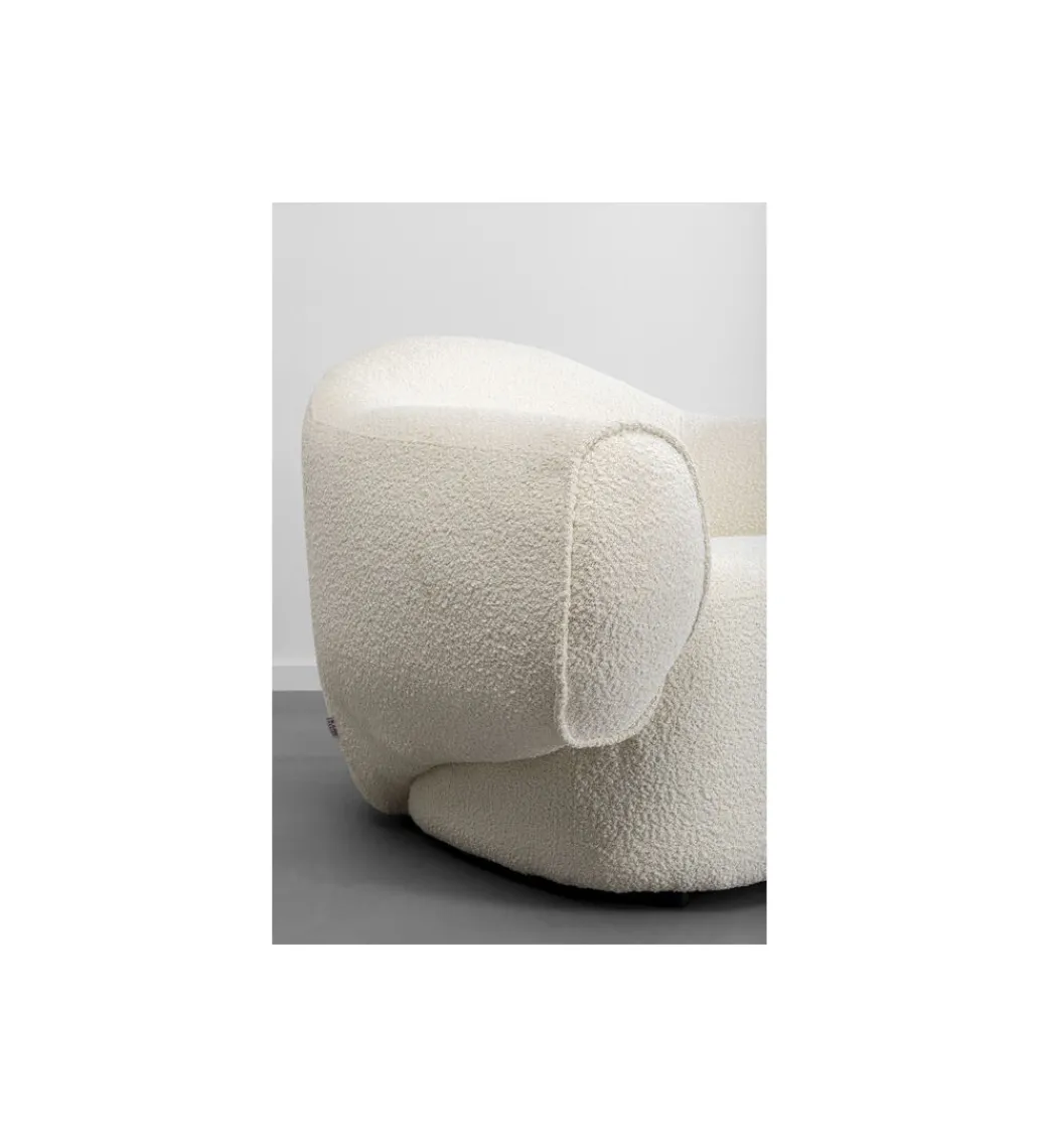 Fotel Dreamy Bouclé 110 cm kremowy*KARE New