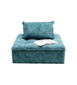 Fotel ELEMENT PORTOFINO 106 cm jasnoniebieski*KARE Clearance