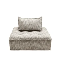 Fotel ELEMENT PORTOFINO 106 cm szary*KARE Best
