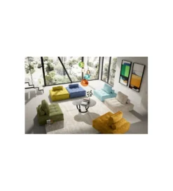 Fotel ELEMENT PORTOFINO 106 cm żółty*KARE