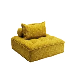 Fotel ELEMENT PORTOFINO 106 cm żółty*KARE