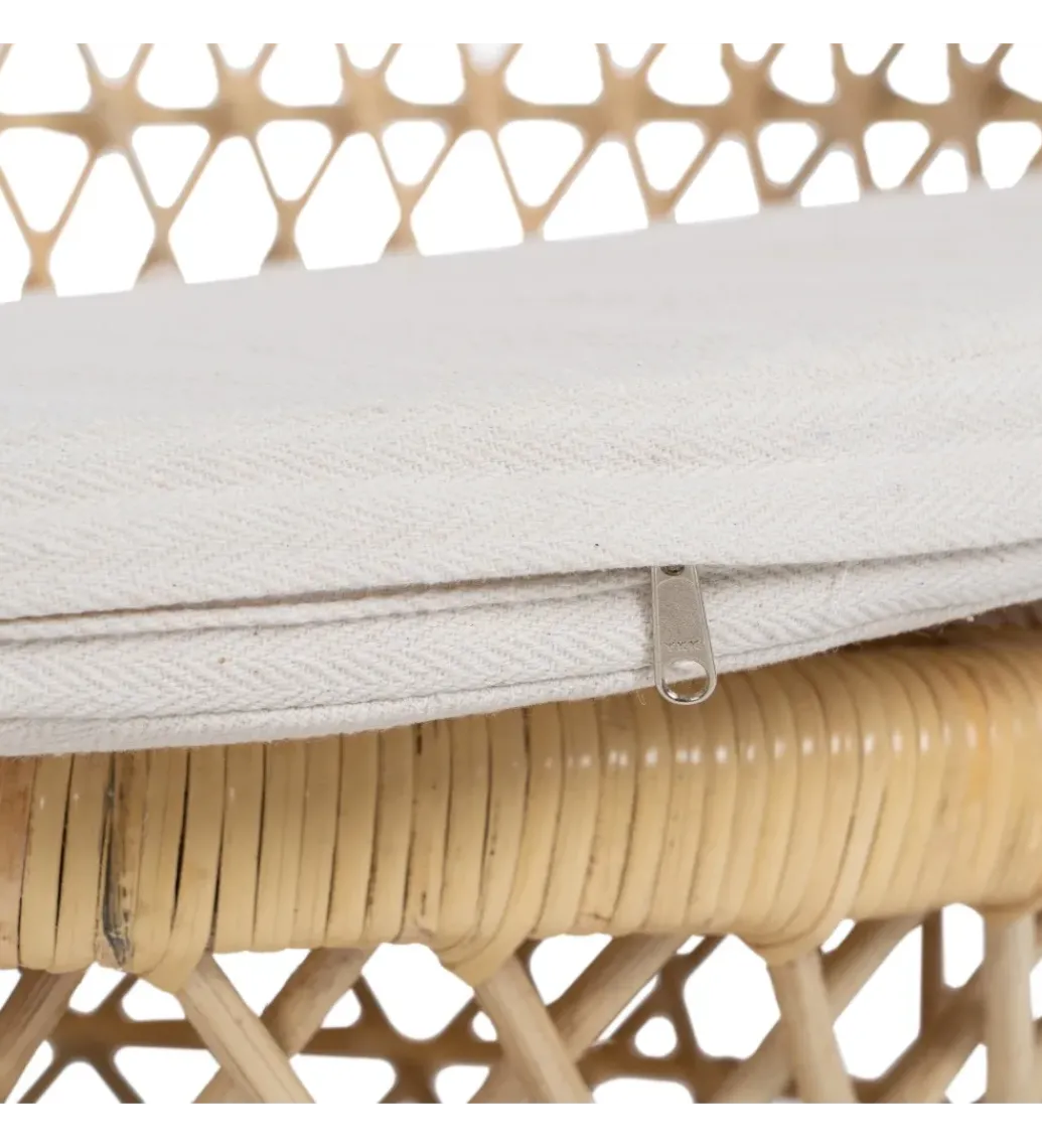 Fotel ENSO 84 cm ratan naturalny*Zona-Design Discount