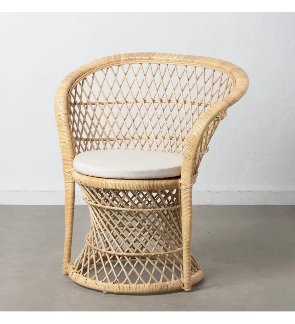Fotel ENSO 84 cm ratan naturalny*Zona-Design Discount