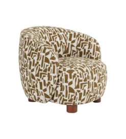 Fotel ESTAMPADO 62 cm kremowa ochra*Zona-Design Hot