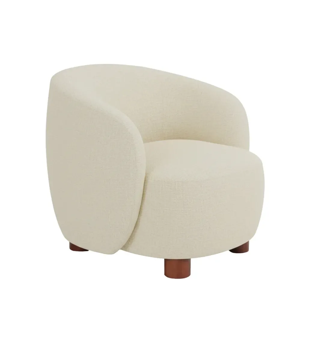 Fotel ESTAMPADO 62 cm kremowy*Zona-Design Outlet