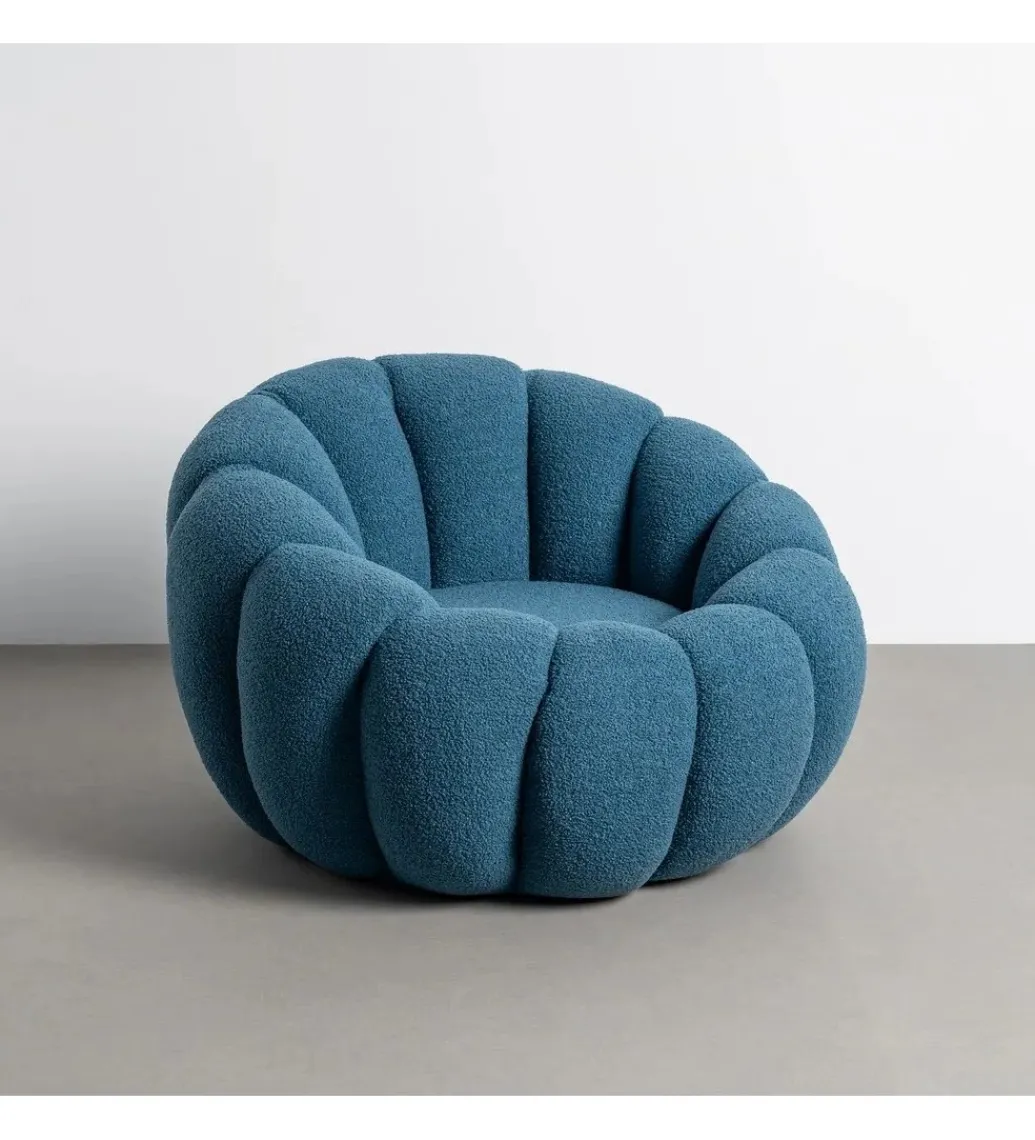 Fotel FAHKA 92 cm niebieski*Zona-Design Online