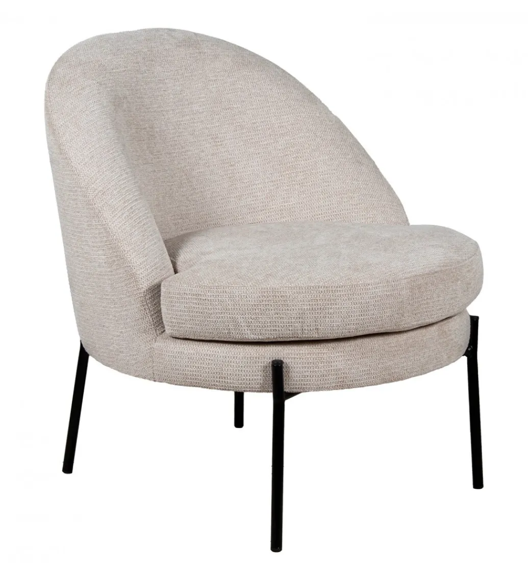Fotel FATERNO 78 cm beżowego*Exclusivas Sale