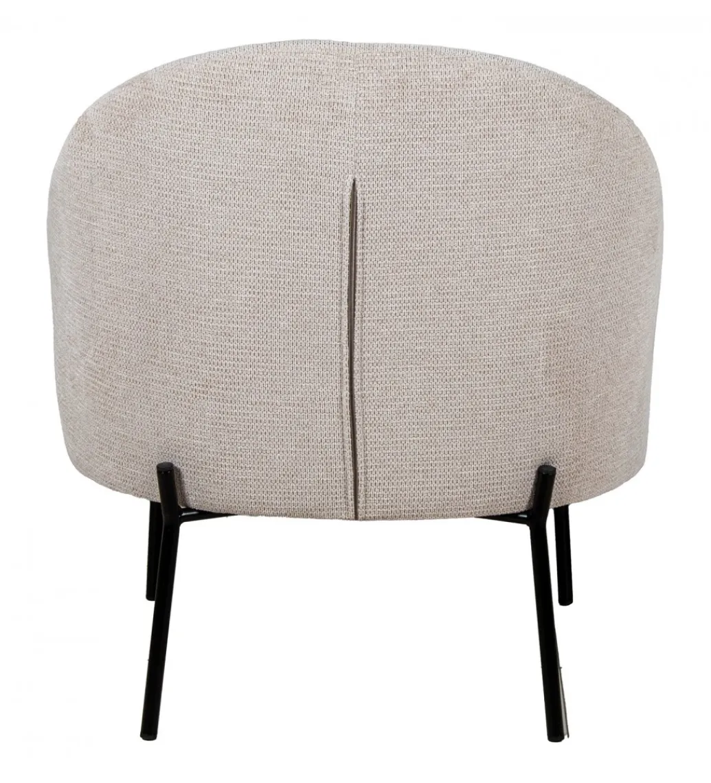 Fotel FATERNO 78 cm beżowego*Exclusivas Sale