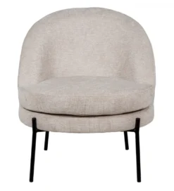 Fotel FATERNO 78 cm beżowego*Exclusivas Sale